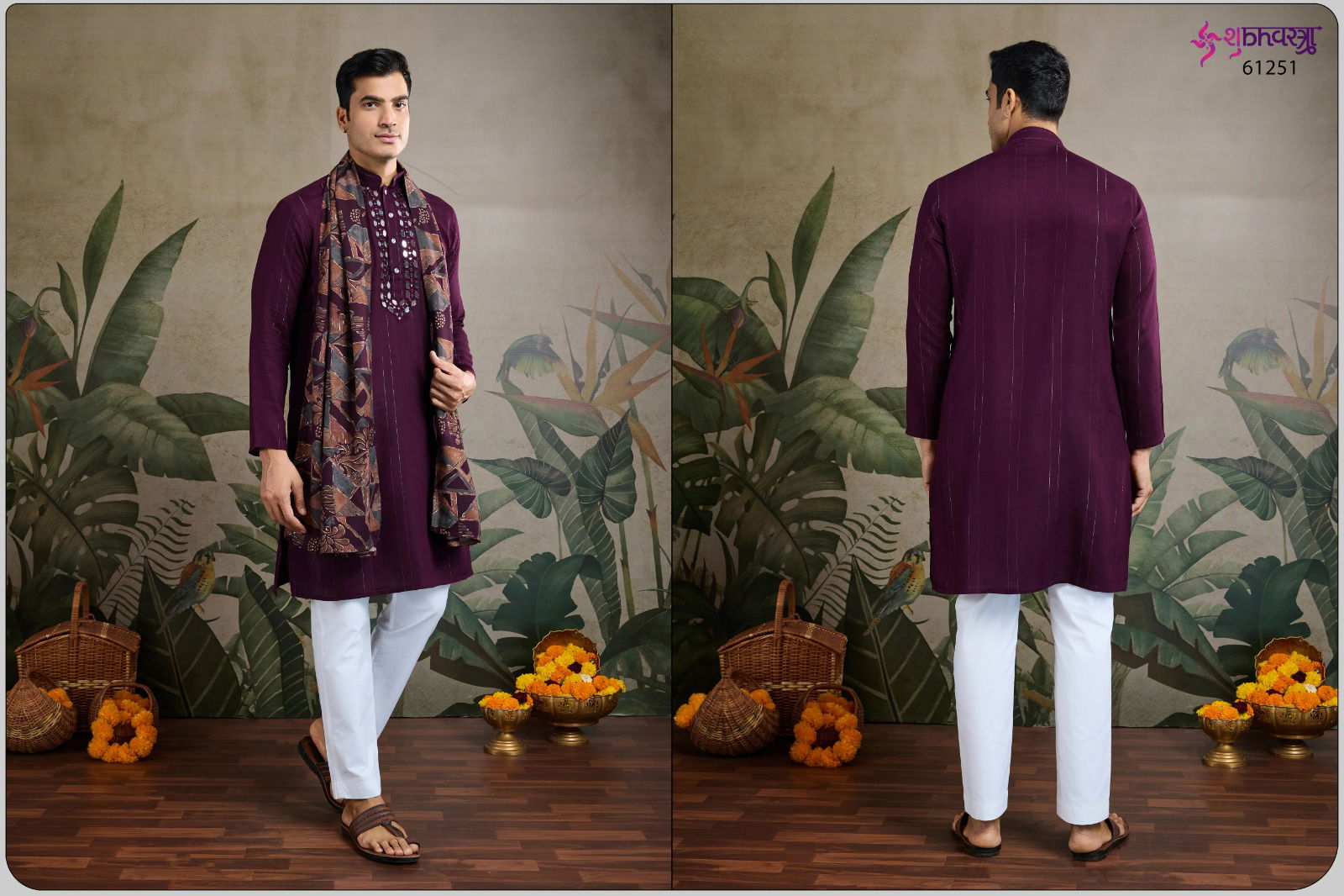 Zari & Weaves Vol 3 by Shubhvastra Mens Kurta With Dupatta Exporters In India